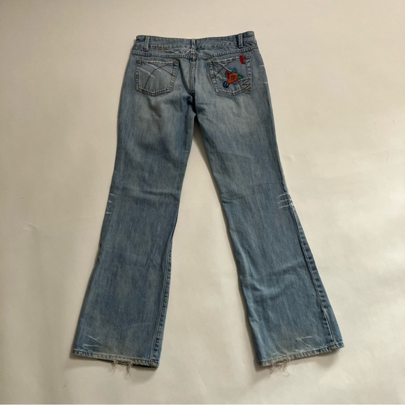 Y2K BILLABONG embroidered flare jeans - Picture 5 of 6